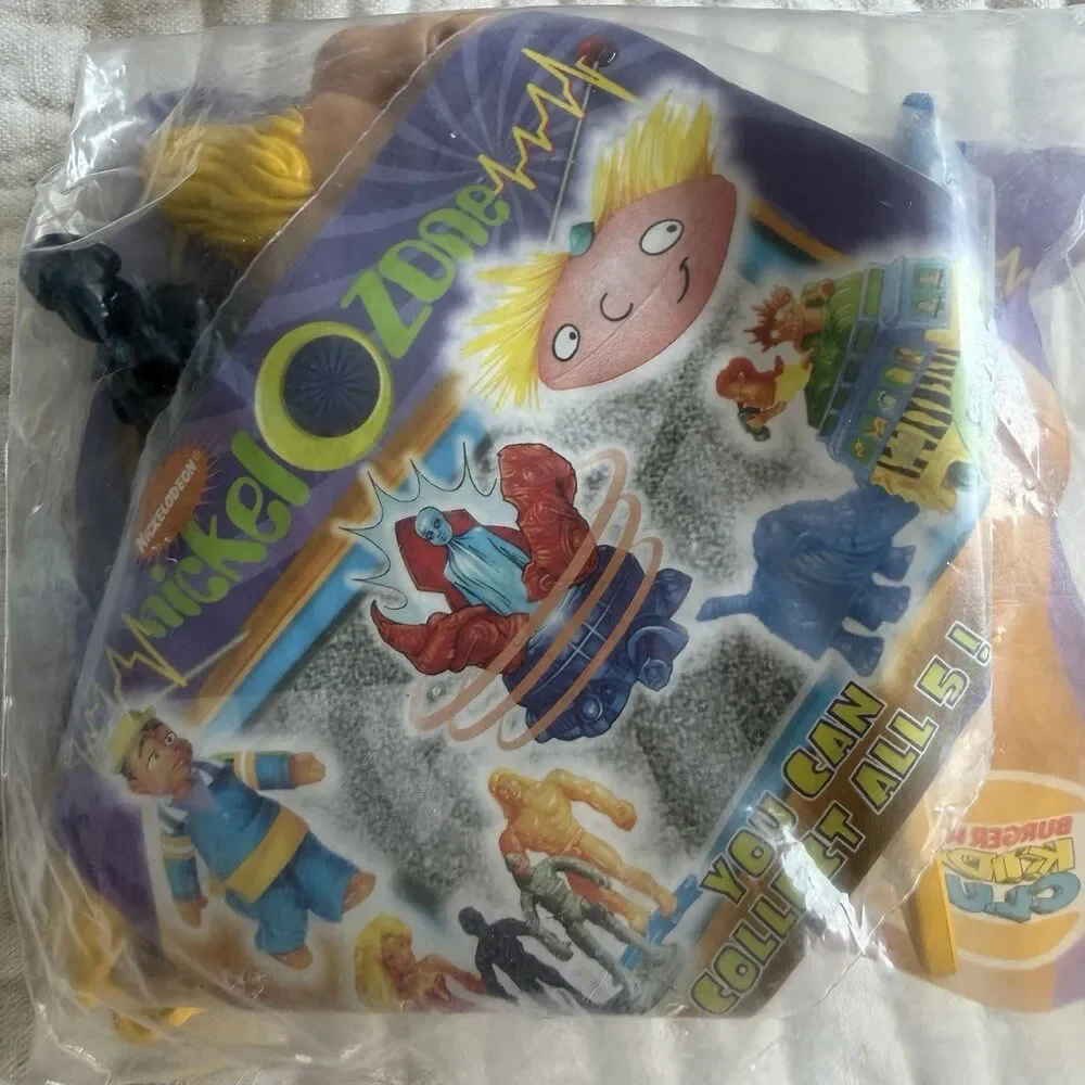 Y2K Nickelodeon Burger King Kids Meal Toys Rugrats Hey Arnold Catdog Rocket Powe
